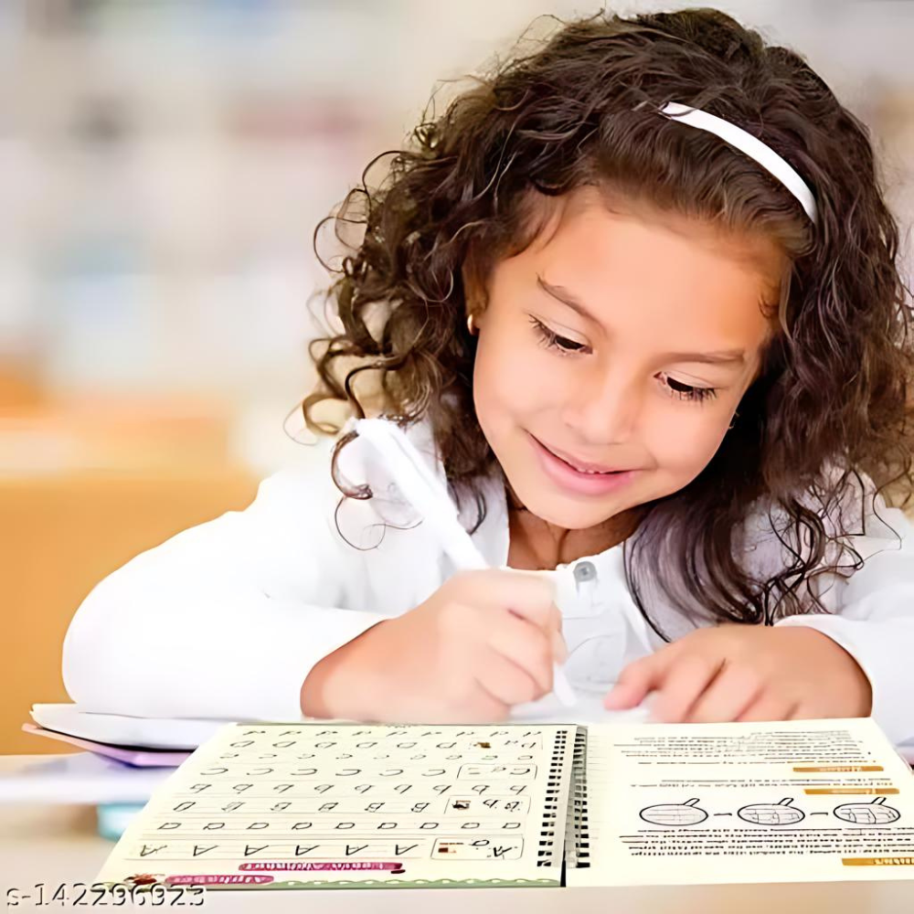 The "MAGIC" Fun Educational Grammar Tracer Kit! 🌈 (4 x Reusable Books + Pen/Grip/Ink Re-Fills!)