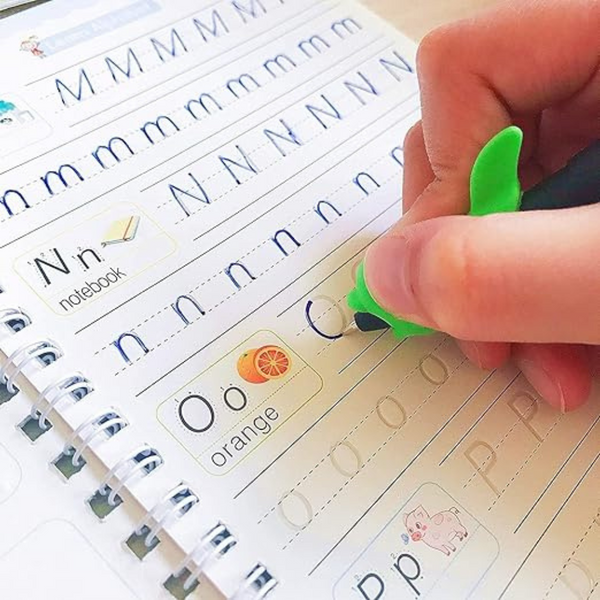 The "MAGIC" Fun Educational Grammar Tracer Kit! 🌈 (4 x Reusable Books + Pen/Grip/Ink Re-Fills!)