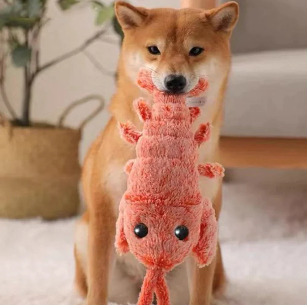 WooF - (USB) Wiggling Lobster Dog Chew Toy