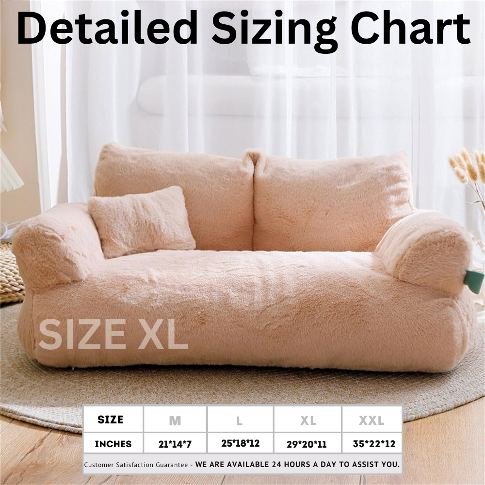 🐾 WooF - Pet Sofa "Premium Plush" Bed