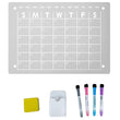Magnetic Acrylic Dry Erase Monthly Calendar for Refrigerator_8