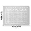 Magnetic Acrylic Dry Erase Monthly Calendar for Refrigerator_7