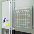 Magnetic Acrylic Dry Erase Monthly Calendar for Refrigerator_3