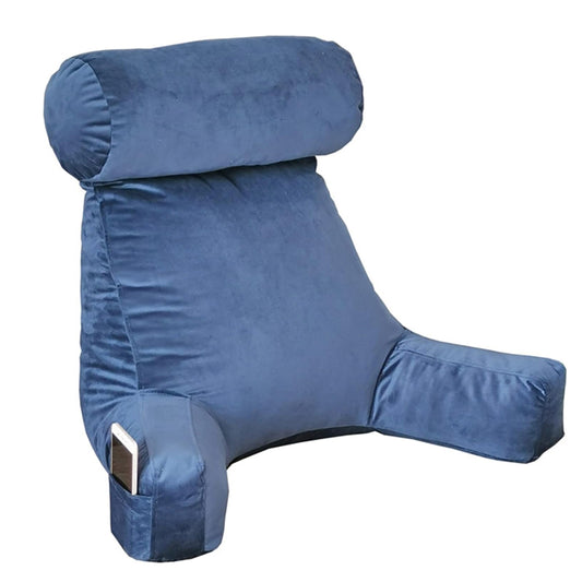 Therapeutic Reading Pillow Lumbar Support Cushion with Shredded Memory Foam_0