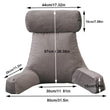Therapeutic Reading Pillow Lumbar Support Cushion with Shredded Memory Foam_9