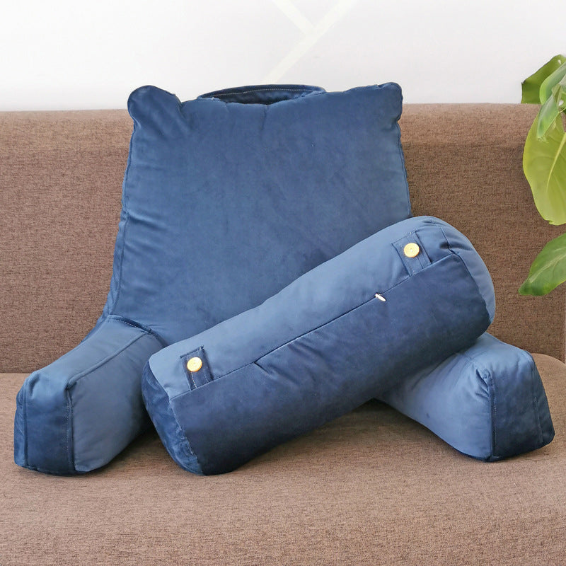 Therapeutic Reading Pillow Lumbar Support Cushion with Shredded Memory Foam_3